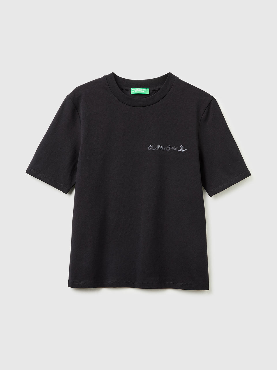 T-shirt with "amour" embroidery - ucb_image_FS