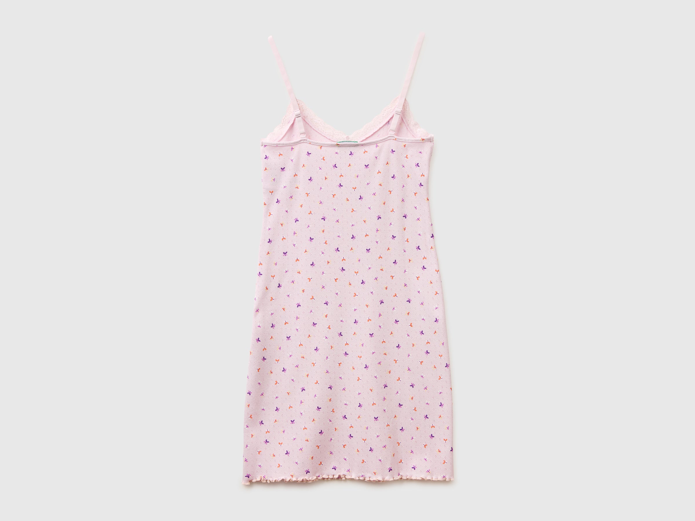 Patterned nightgown with shoulder straps - ucb_image_BS