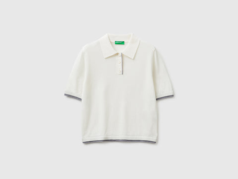 Camisola polo 100% lã Merino - ucb_image_FS