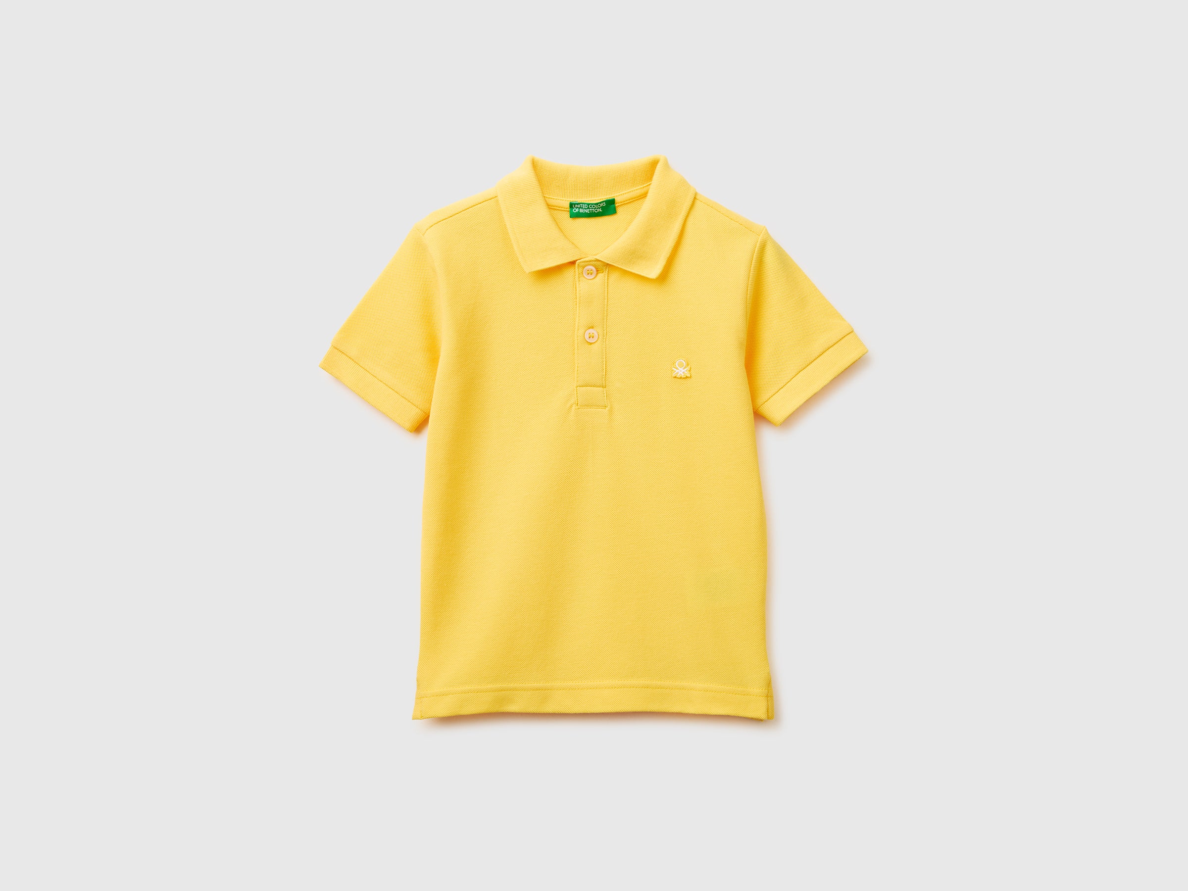 Short-sleeved polo in pure cotton - ucb_image_FS