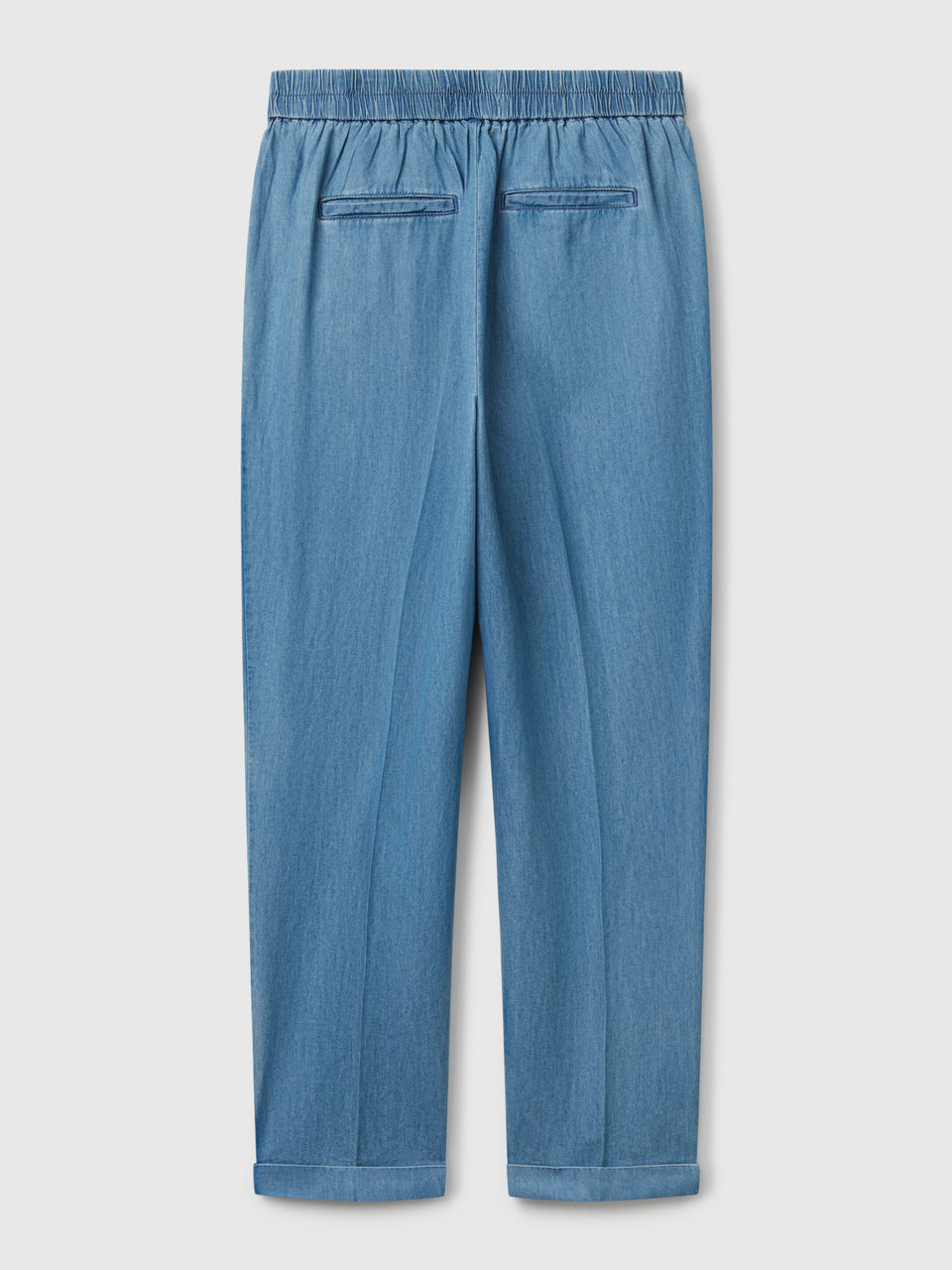 Chinos em chambray com elástico - ucb_image_BS