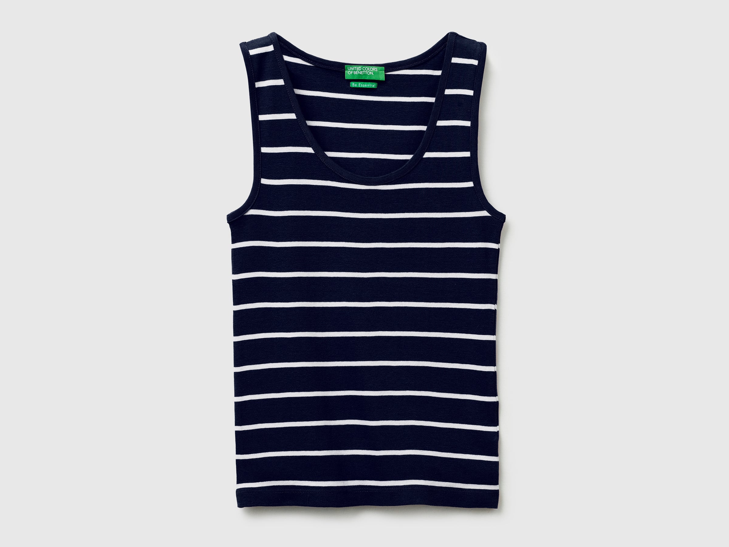 Striped tank top in pure cotton - ucb_image_FS