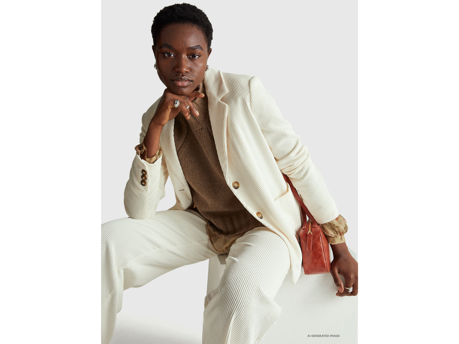 Corduroy blazer