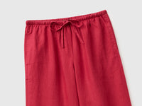 100% linen cuffed trousers - ucb_image_FY