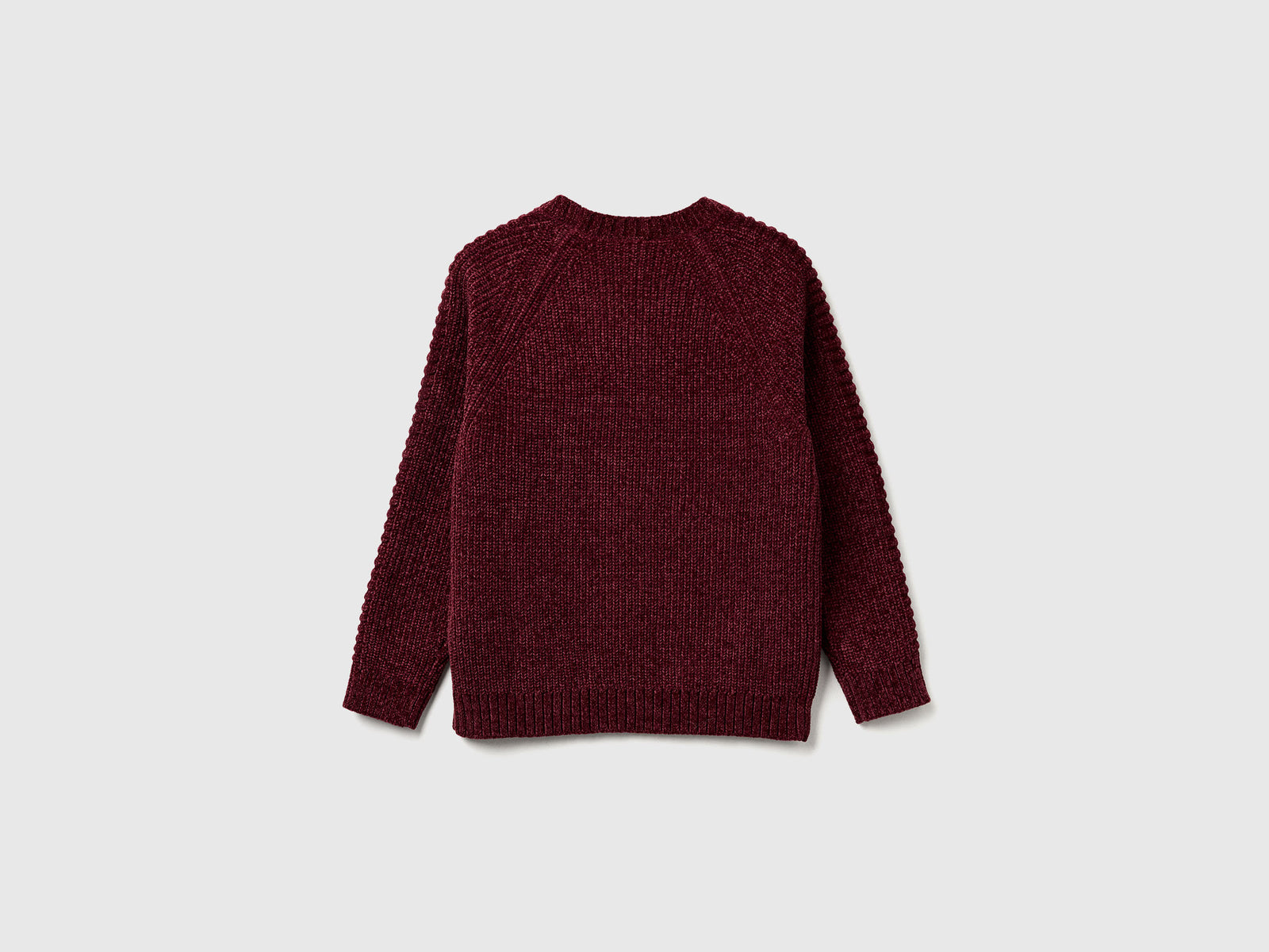 T-shirt de gola redonda em chenille - ucb_image_BS