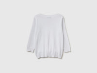 White sweater with boat neck - ucb_image_BS