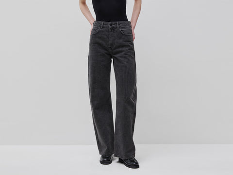 Wide fit jeans with rhinestones - ucb_image_F