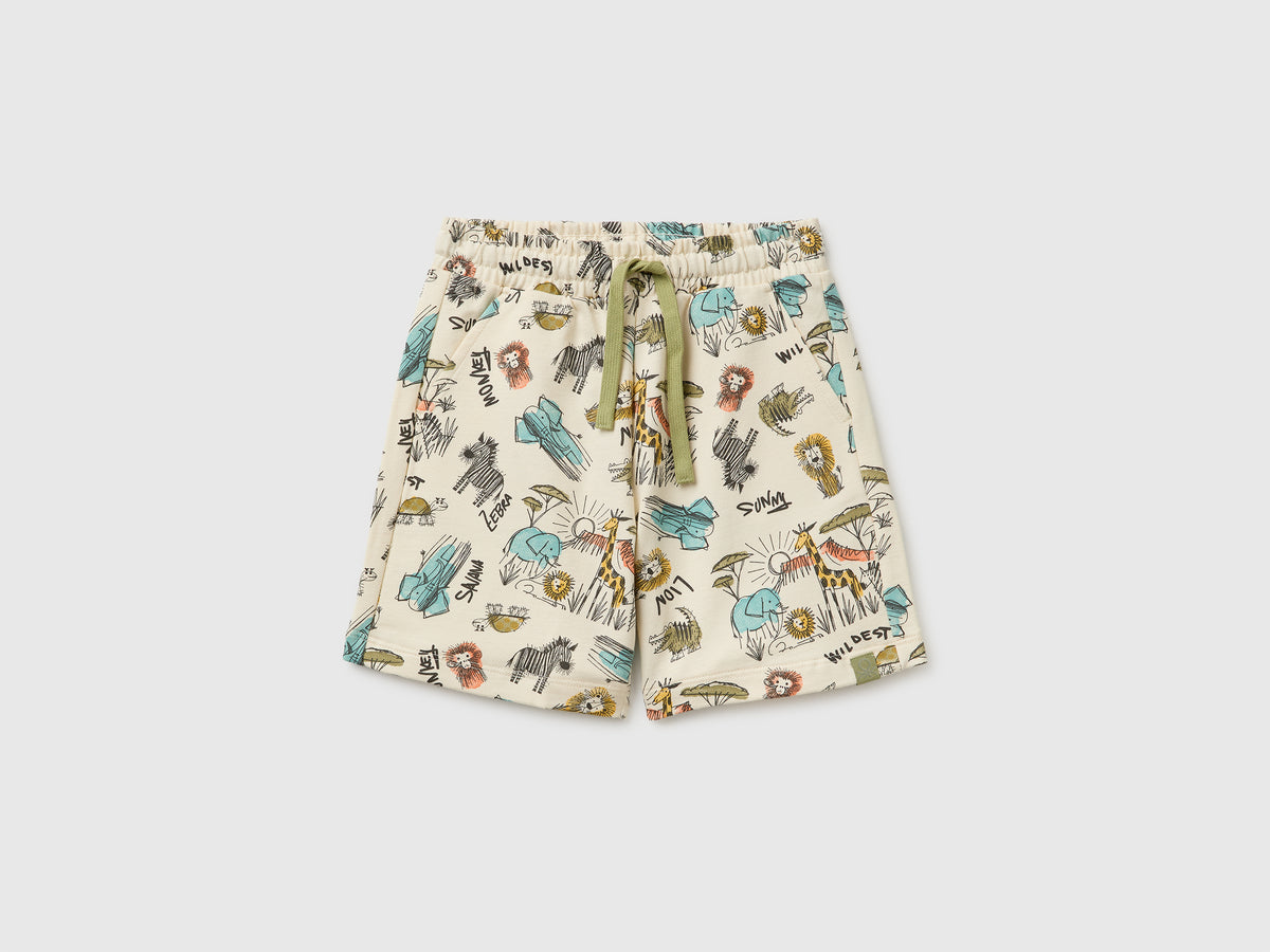 Bermuda shorts with safari print - ucb_image_FS