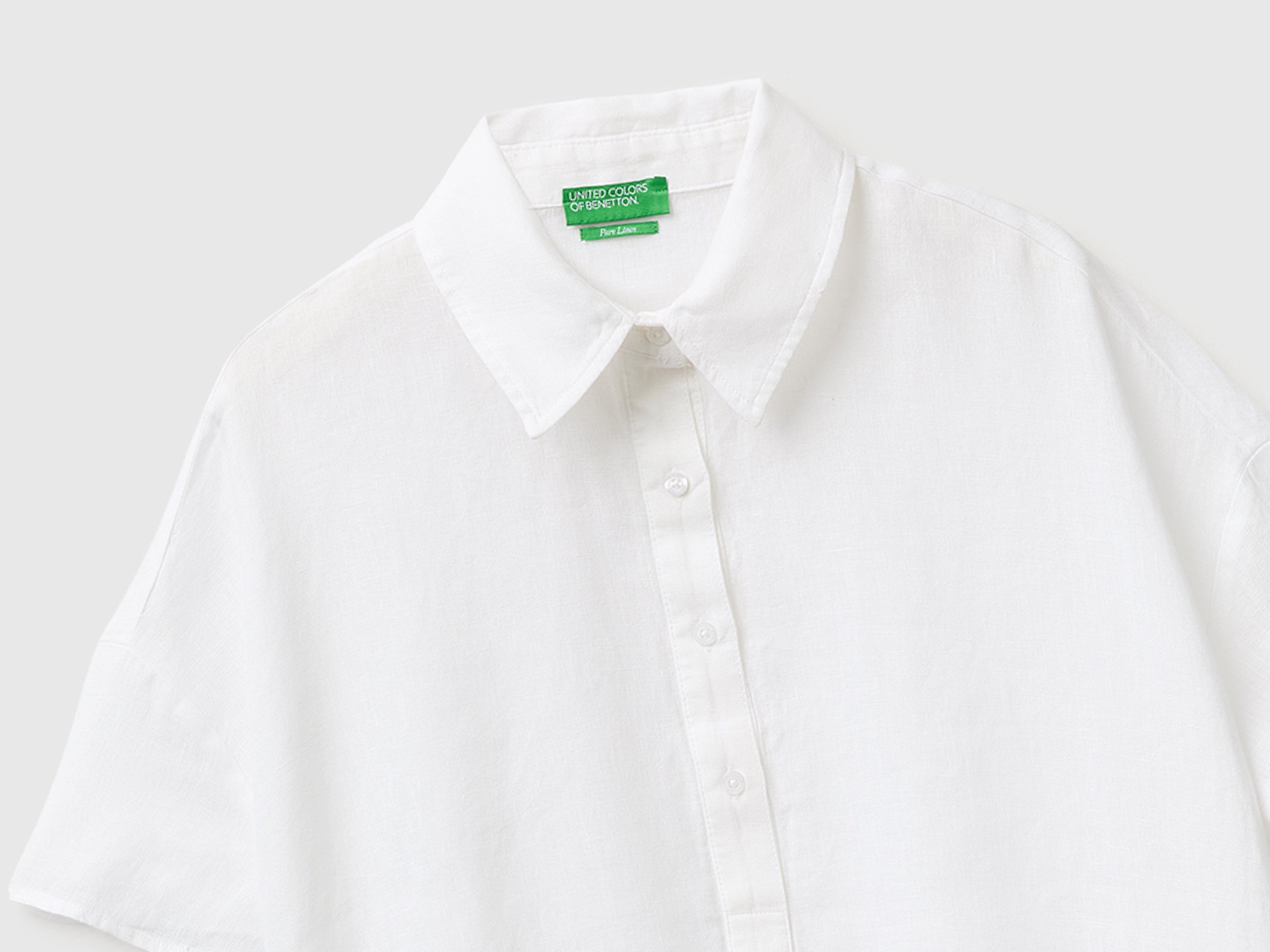 100% linen short-sleeved blouse - ucb_image_FY