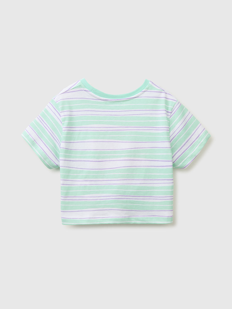 Striped T-shirt with puffy print - ucb_image_BS