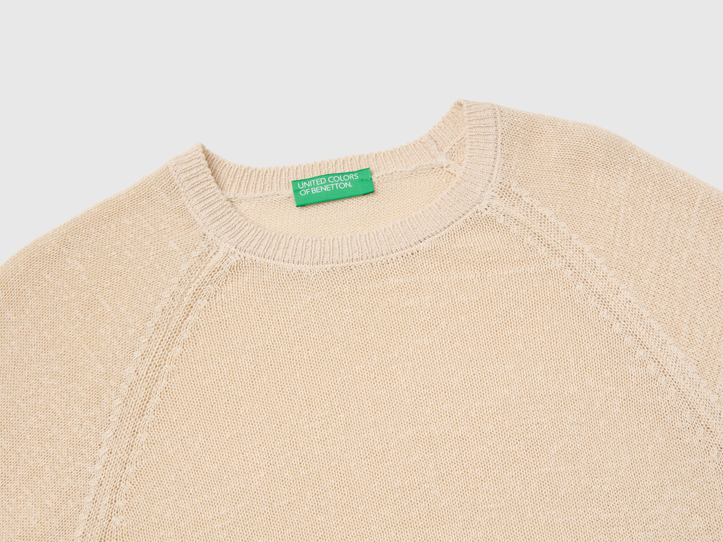 Oversized sweater in linen blend - ucb_image_DS1