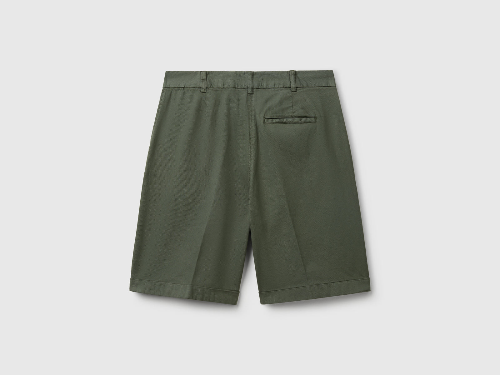 Bermudas with cuff in stretch cotton - ucb_image_BS