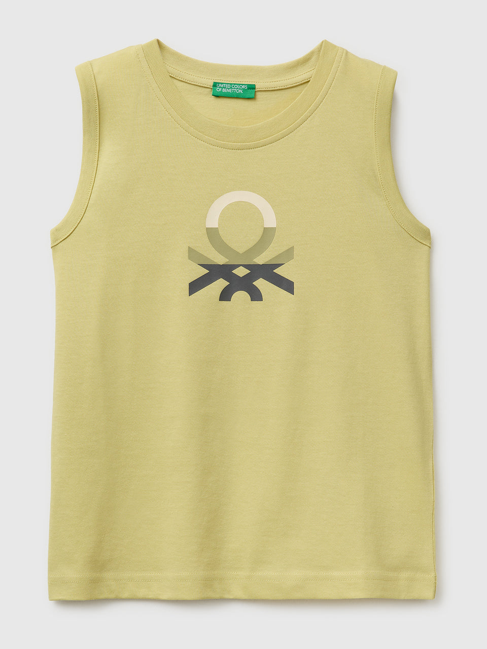 Organic cotton tank top with logo print - ucb_image_FS
