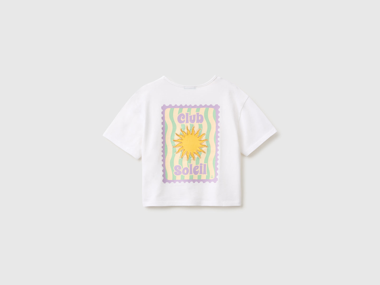 T-shirt with print and beads - ucb_image_BS