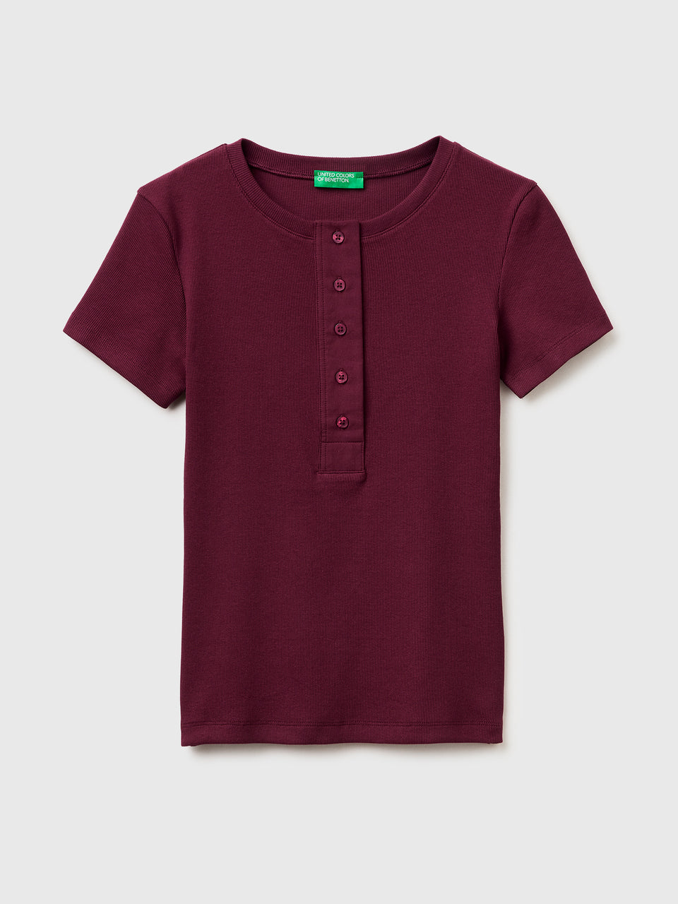 T-shirt carcela de botões canelada - ucb_image_FS