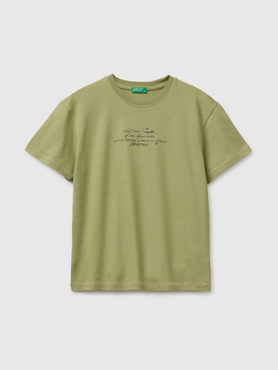 Oversized T-shirt with print and embroidery - ucb_image_FS