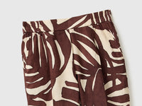 Joggers estampados em linho puro - ucb_image_FY