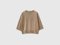 Camisola de gola redonda em algodão e lã - ucb_image_FS