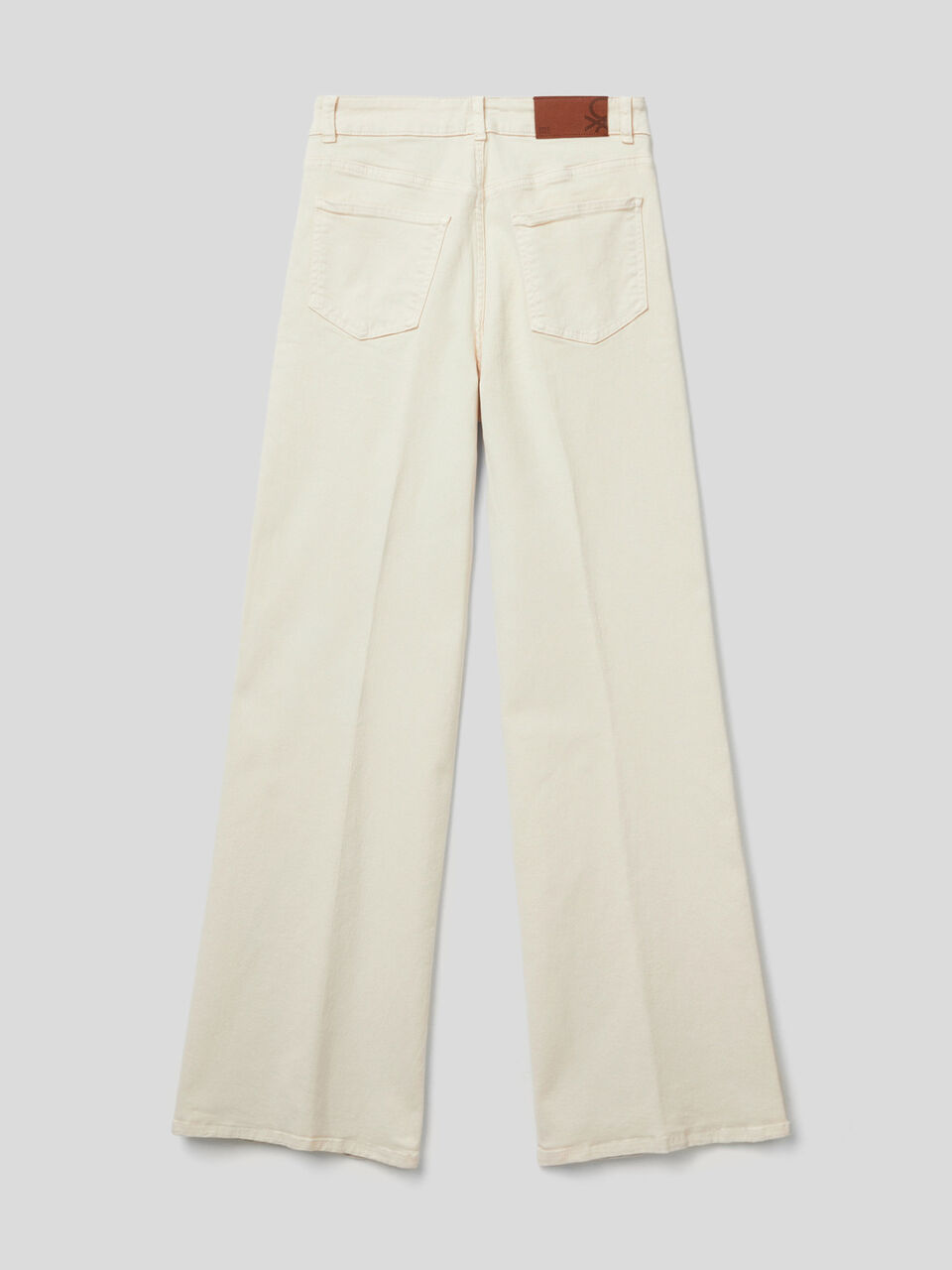 FLARED EASY DENIM WHITE image number 2