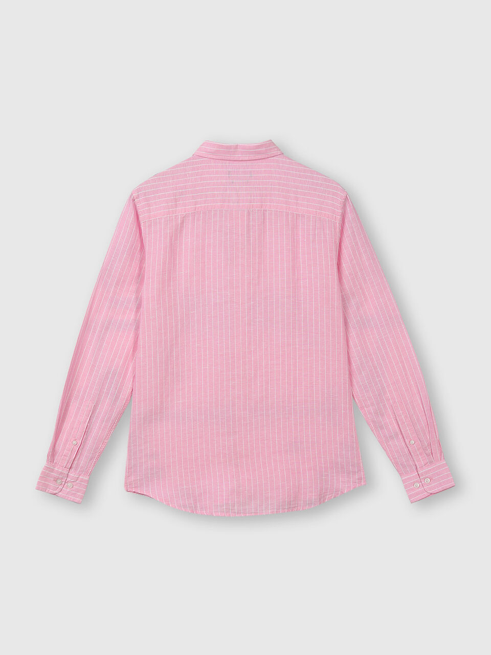 Linen Blend Stripe Shirt image number 2