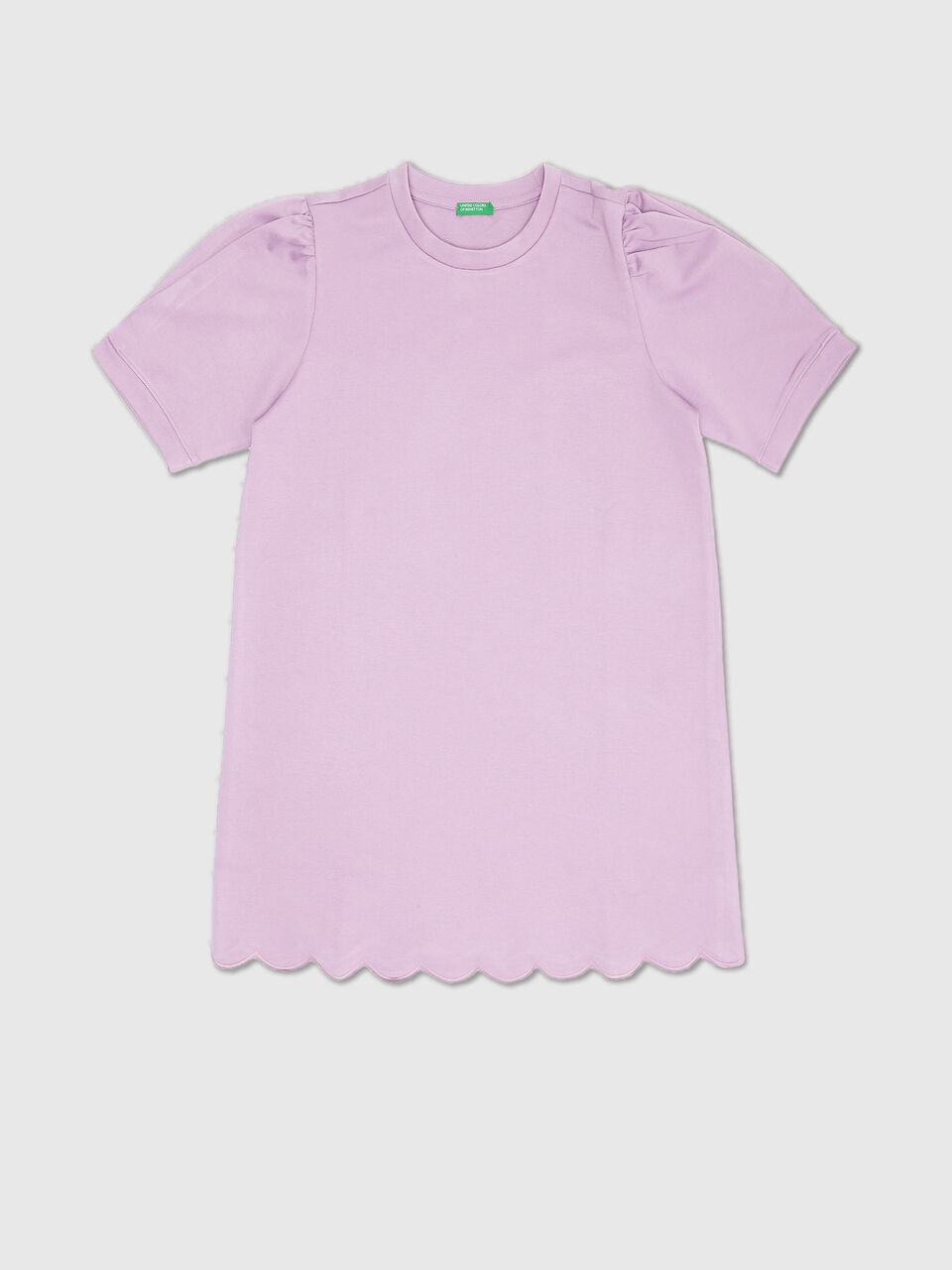 Short Sleeve DreShort Sleeve With Scallop Hem image number null