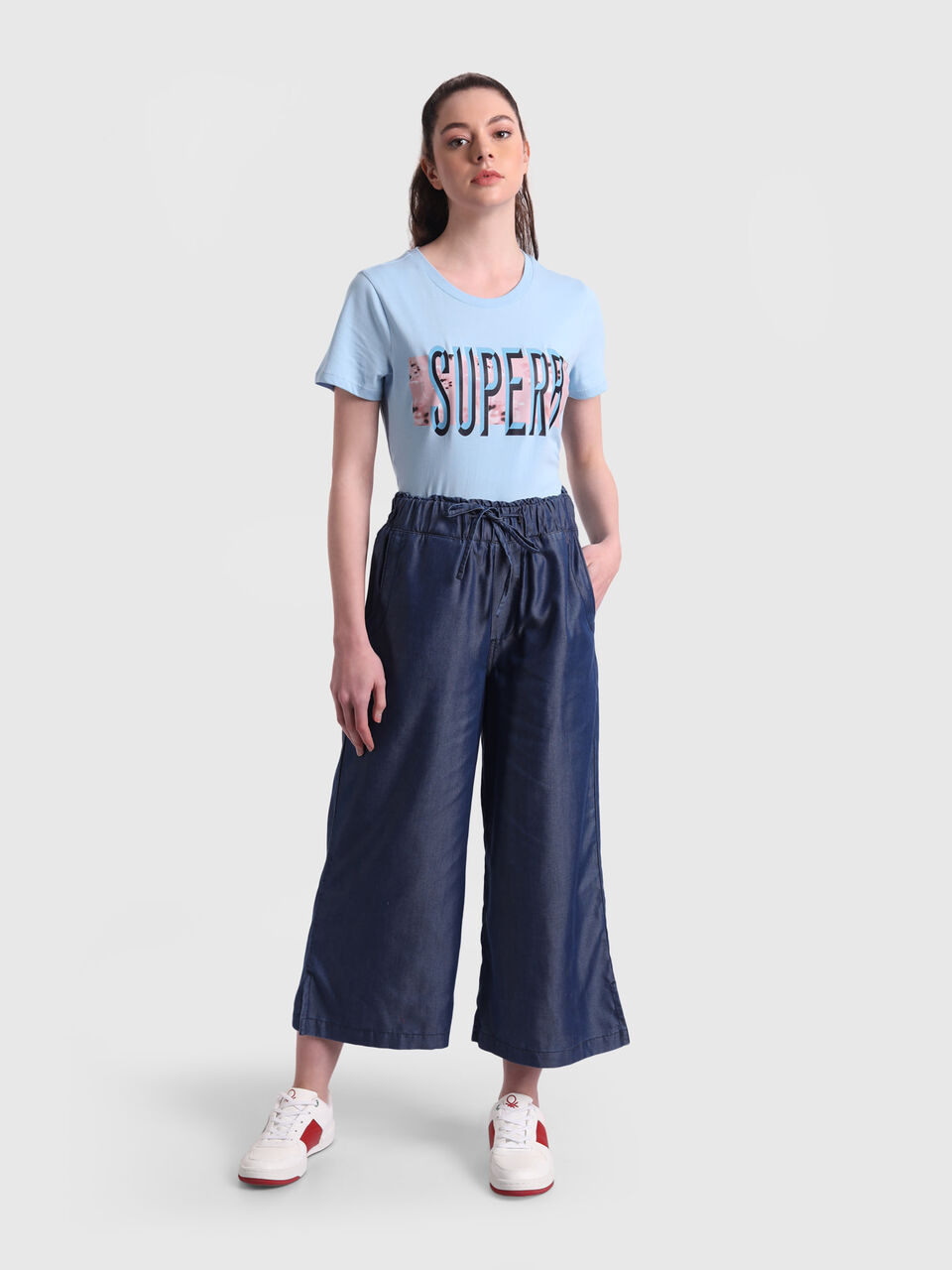 Tencel trousers image number null