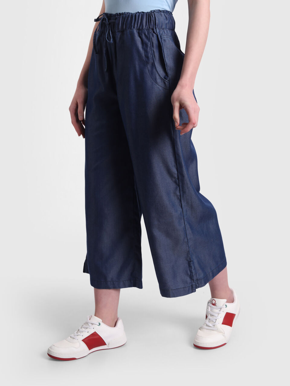 Tencel trousers image number null