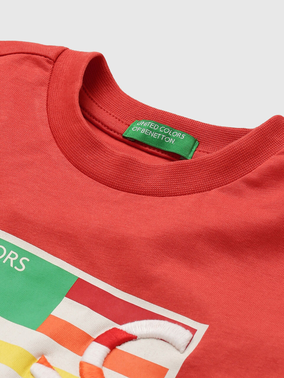 Flag In 3D Emb. Tee Short image number null
