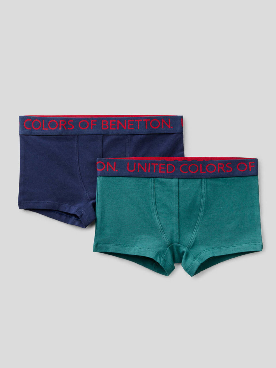 Two boxers with logoed elastic image number 1