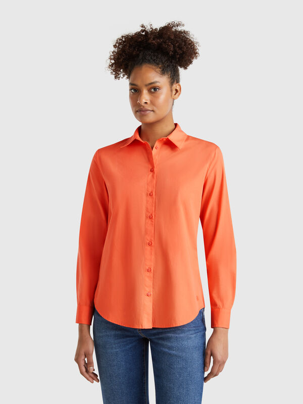 Regular fit shirt in cotton Women