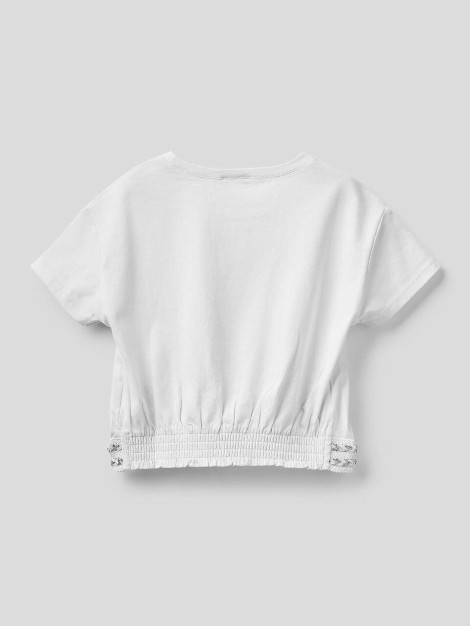 Cotton t-shirt with cropped pocket image number 2
