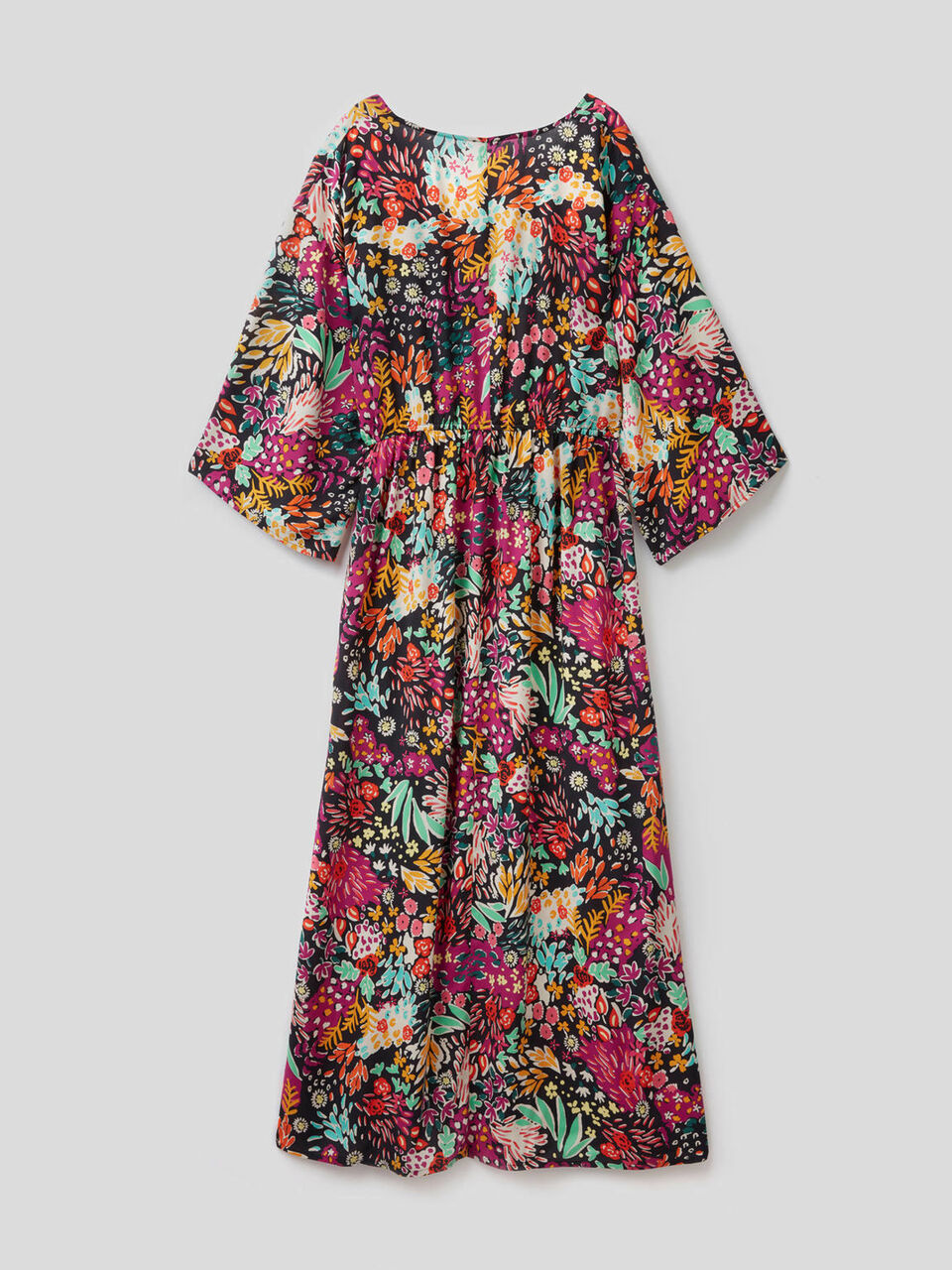 Floral print maxi dress image number 2