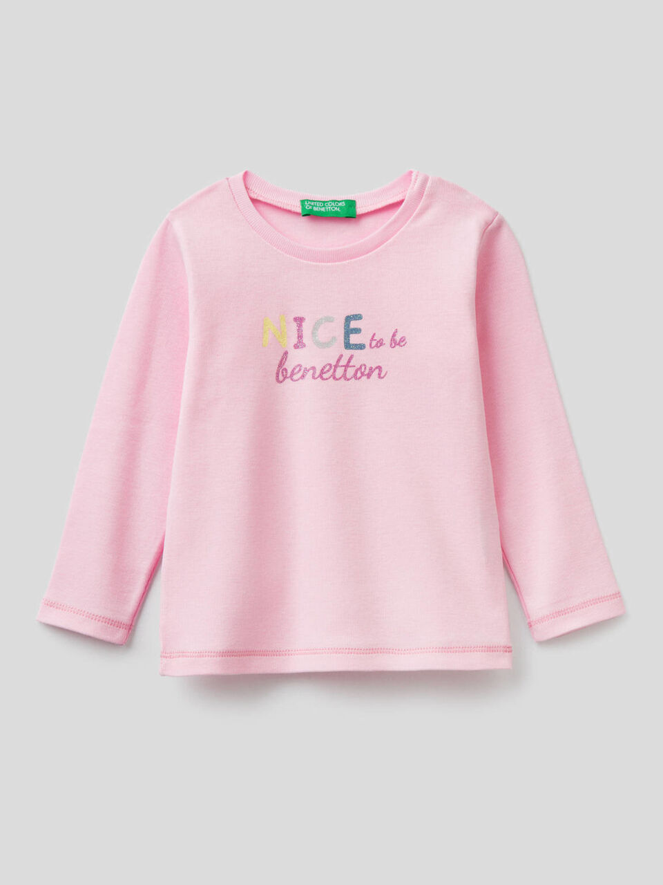 Long sleeve 100% organic cotton t-shirt image number 1