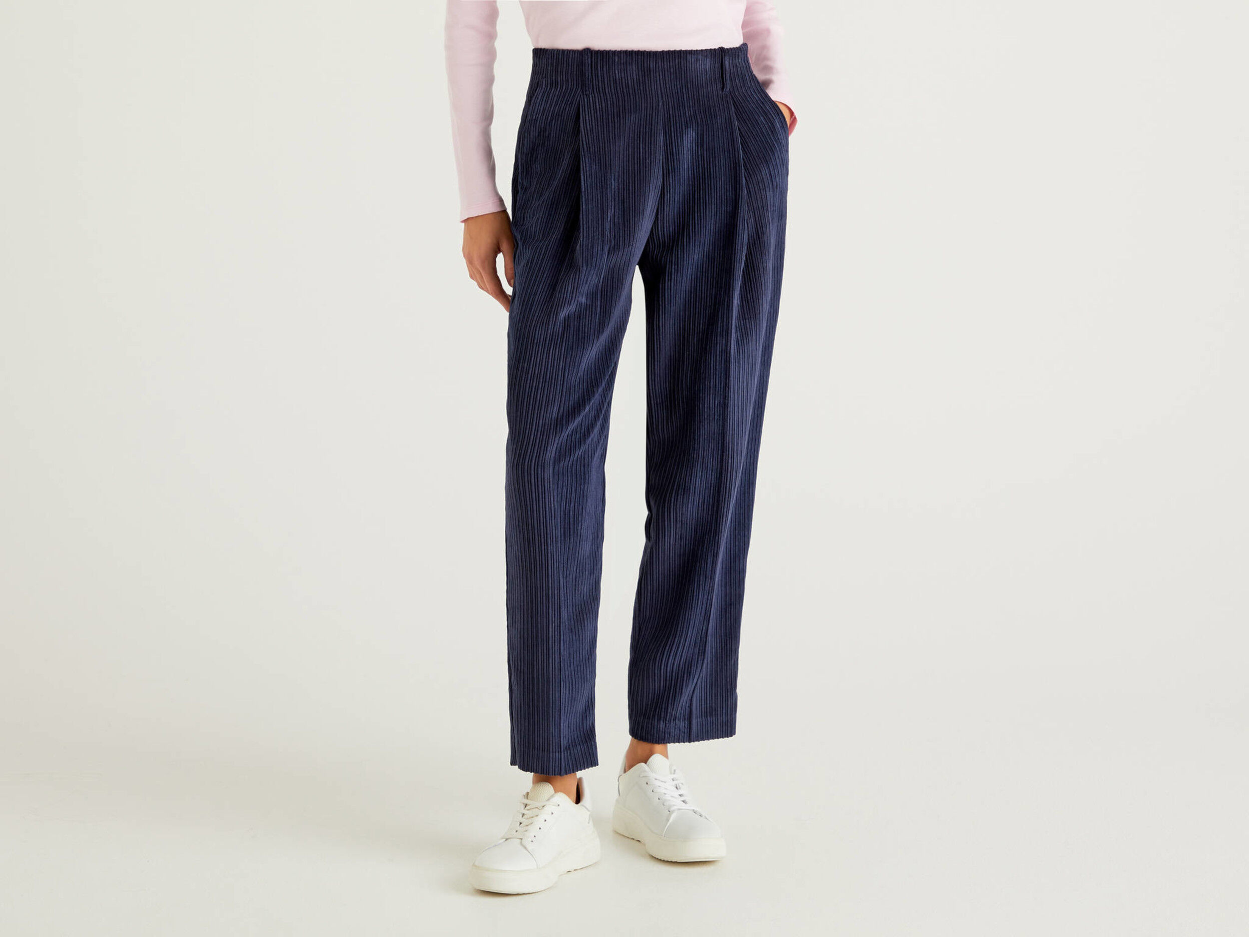 Pantaloni velluto a coste benetton clearance