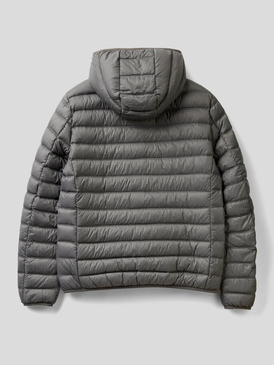 Slim fit padded jacket with hood image number 2