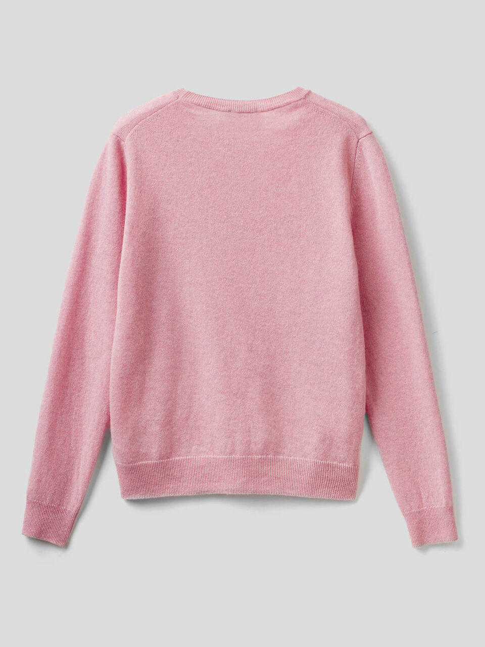 Crew neck sweater in pure virgin wool image number 2