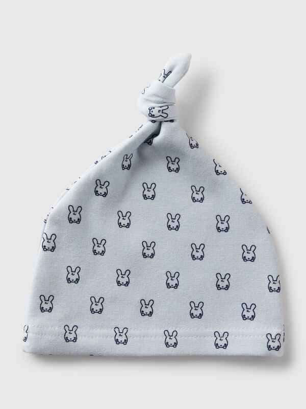 Printed hat with knot New Born (0-18 months)
