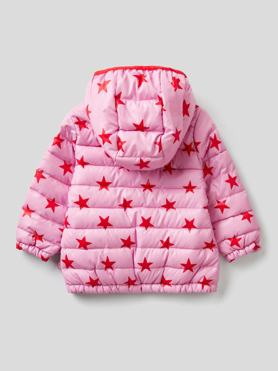 Jacket with allover pattern hood image number 2