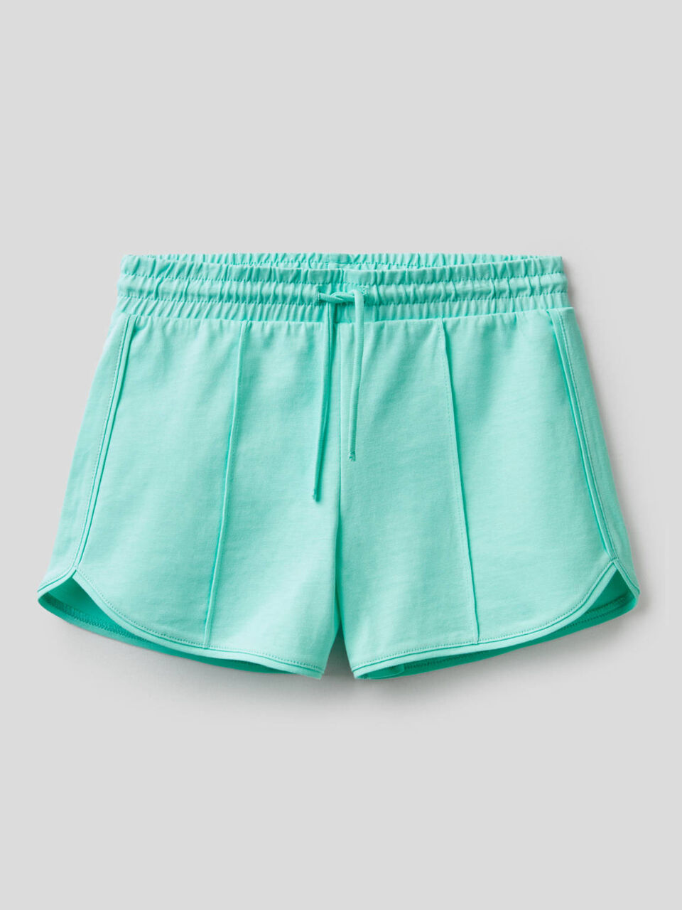 Yarn dyed shorts in pure cotton image number 1