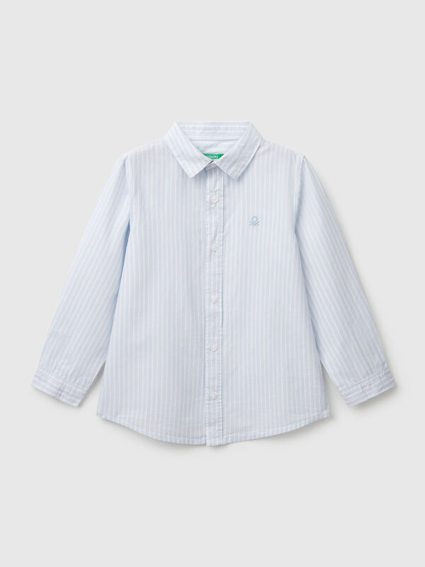 Striped shirt in pure cotton Junior Boy