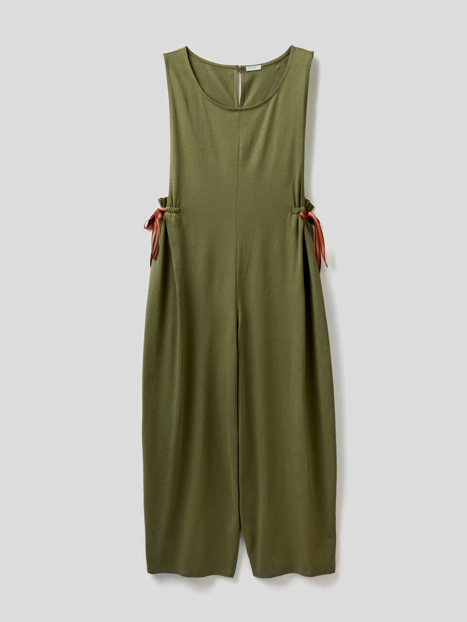 Oversized sleeveless jumpsuit image number 1