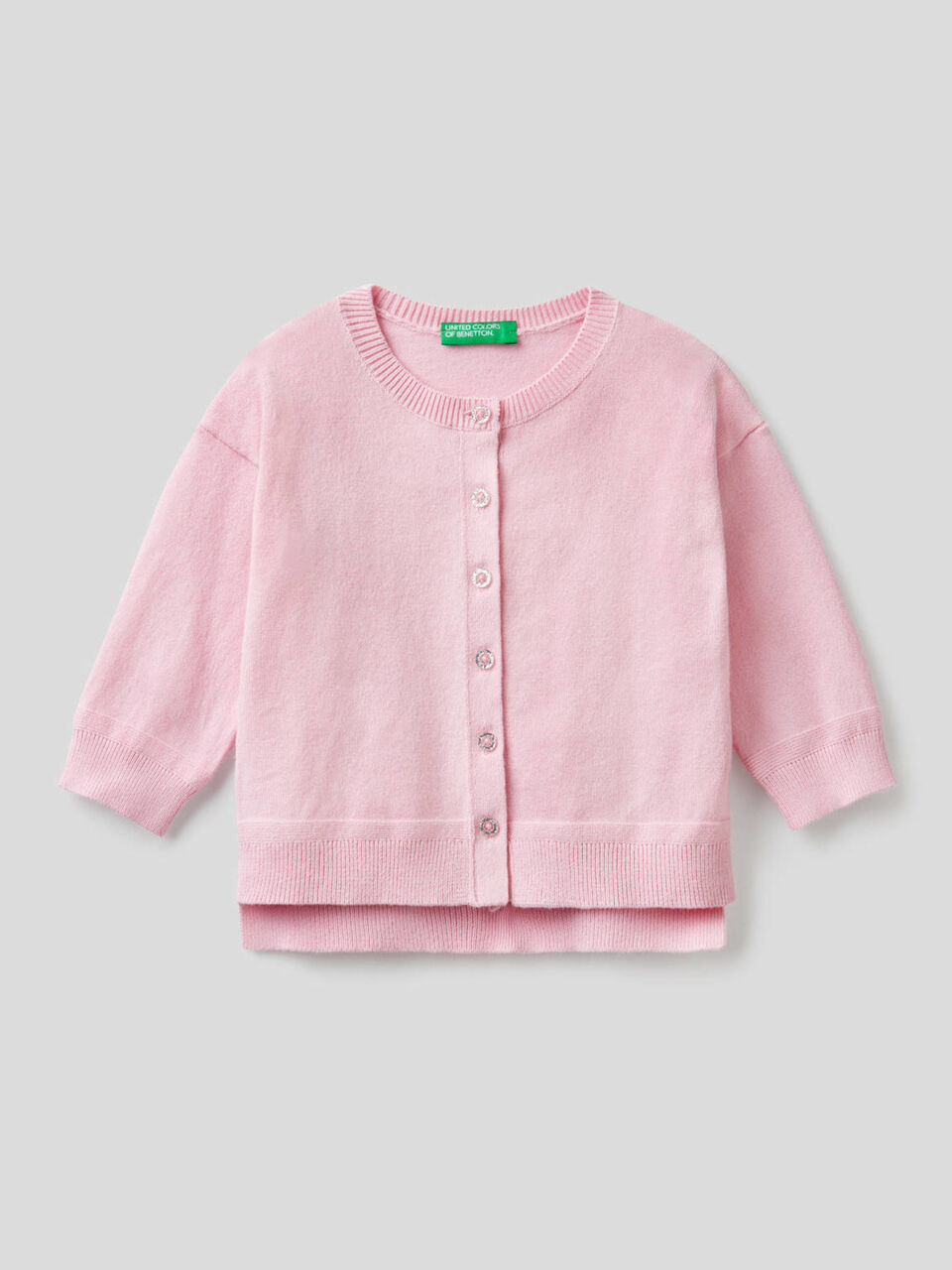 Cardigan with glittery buttons image number 1