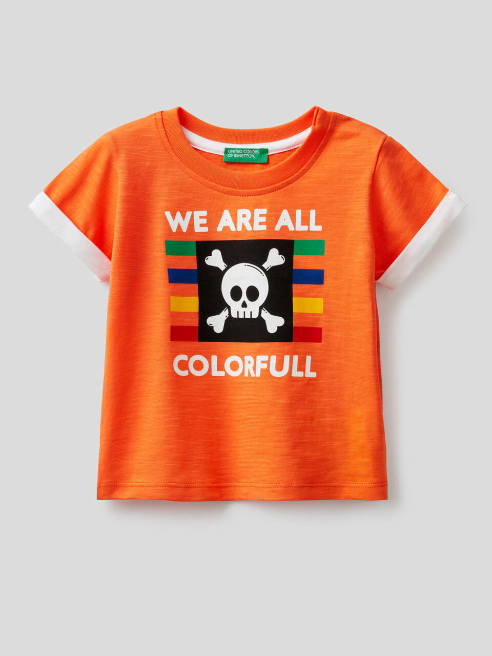 Cotton t-shirt with print image number 1