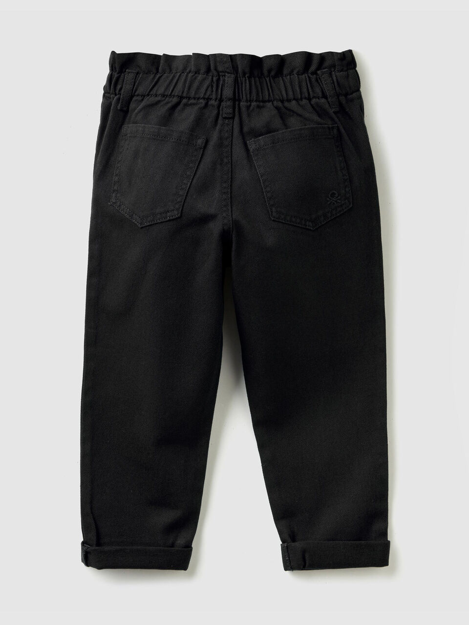 Paperbag trousers in twill image number 2