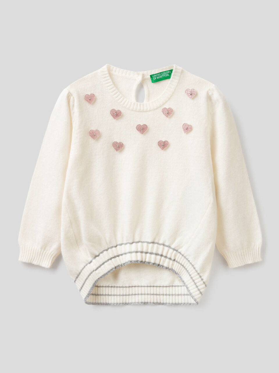 Sweater with glittery applique image number 1