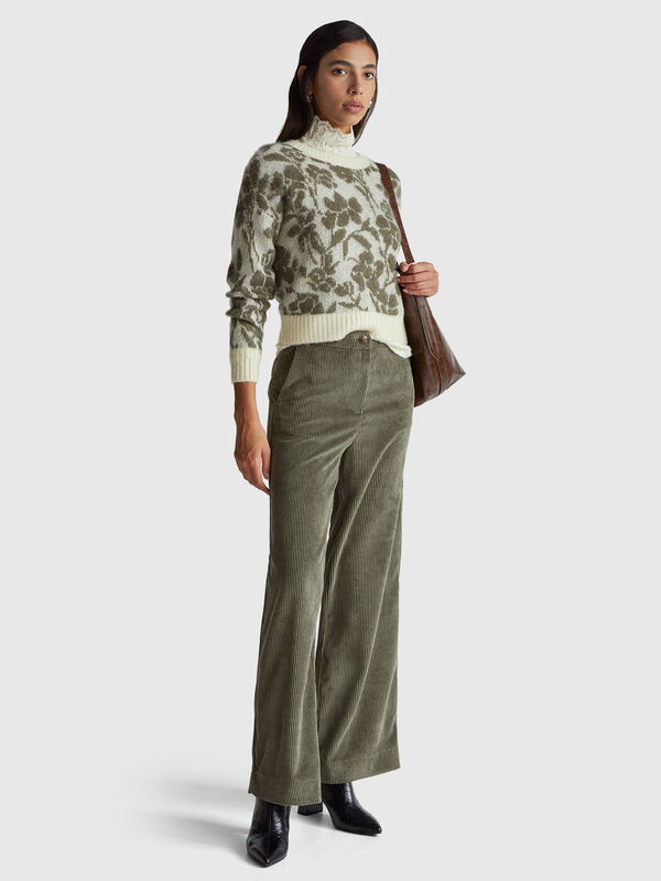 Flared corduroy trousers Flared corduroy trousers Women