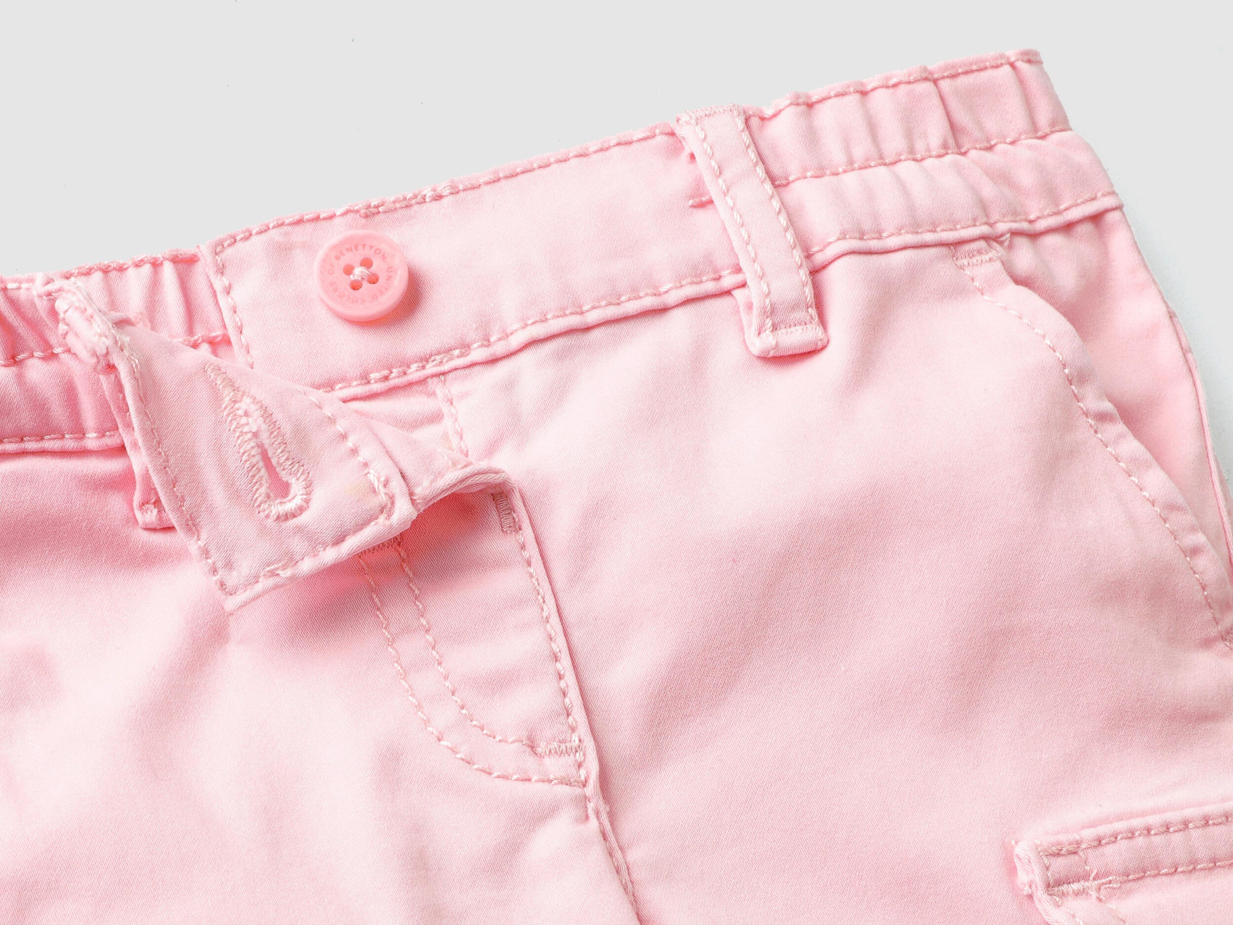 pink satin cargo pants