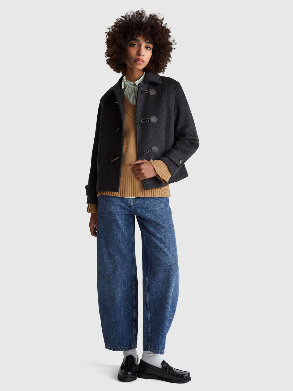 V NECK SWEATER L/S Women image number null