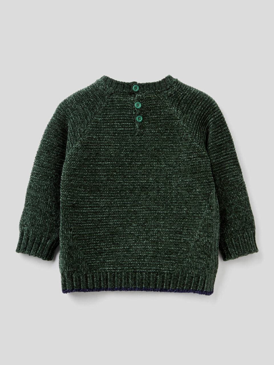 Sweater in chenille with pockets image number 2