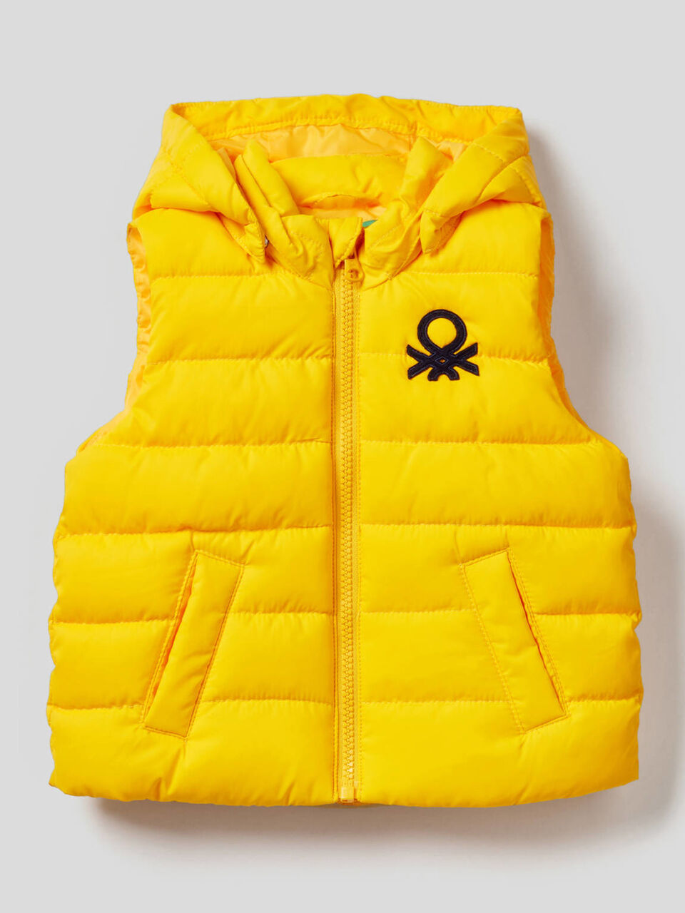 Padded vest with removable hood image number 1